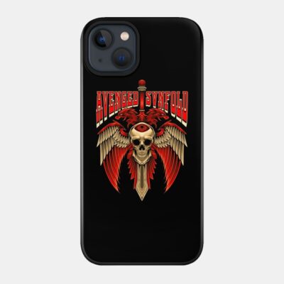 Avenged Sevenfold Fantasy Sword Emblem Phone Case Official Cow Anime Merch