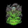 Avenged Skull Green Tapestry Official Cow Anime Merch