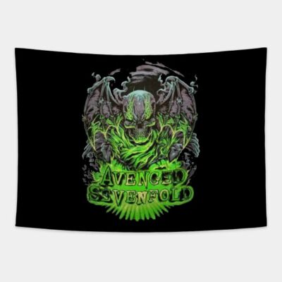 Avenged Skull Green Tapestry Official Cow Anime Merch