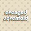 Avenged Sevenfold Retro Rainbow Typography Faded S Phone Case Official Cow Anime Merch