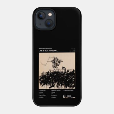 Avenged Sevenfold Life Is But A Dream Tracklist Al Phone Case Official Cow Anime Merch