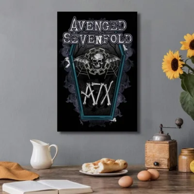 avenged sevenfold Singer Canvas Art Poster and Wall Art Picture Print Modern Family bedroom Decor Posters 5 - Avenged Sevenfold Store