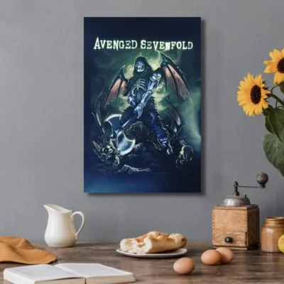 avenged sevenfold Singer Canvas Art Poster and Wall Art Picture Print Modern Family bedroom Decor Posters 6 - Avenged Sevenfold Store