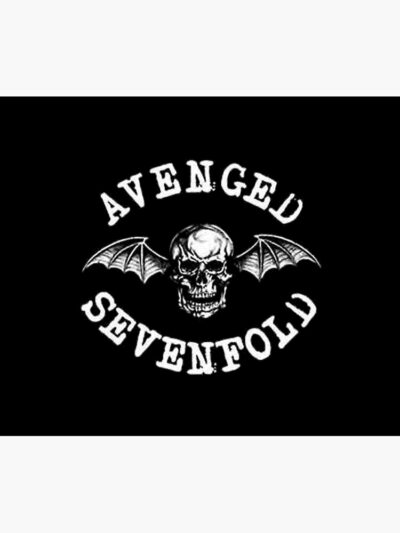 White Avenged Sevenfold Logo Tapestry Official Avenged Sevenfold Merch