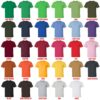 t shirt color chart 1 - Avenged Sevenfold Store