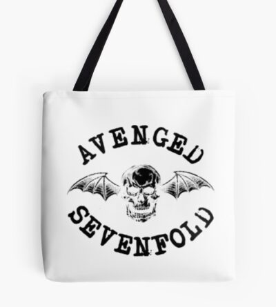 Black Avenged Sevenfold Logo Tote Bag Official Avenged Sevenfold Merch