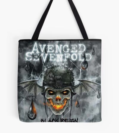 Avengedsevenfold - Black Reign Album Cover || 005 Tote Bag Official Avenged Sevenfold Merch