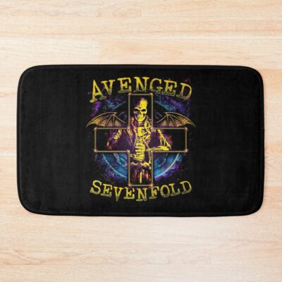 The Power Avenged Sevenfold Avenged Sevenfold, Avenged Sevenfold Avenged Sevenfold Avenged Sevenfold Bath Mat Official Cow Anime Merch