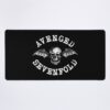 White Avenged Sevenfold Logo Mouse Pad Official Avenged Sevenfold Merch