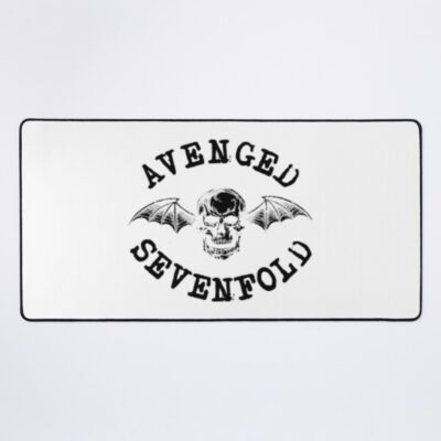 Black Avenged Sevenfold Logo Mouse Pad Official Avenged Sevenfold Merch