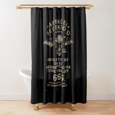 Avenged Sevenfold Band Shower Curtain Official Avenged Sevenfold Merch