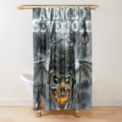 Avengedsevenfold - Black Reign Album Cover || 005 Shower Curtain Official Avenged Sevenfold Merch