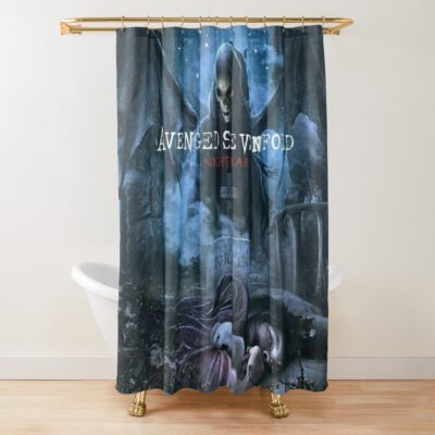 Avengedsevenfold - Nightmare Album Cover || 001 Shower Curtain Official Avenged Sevenfold Merch