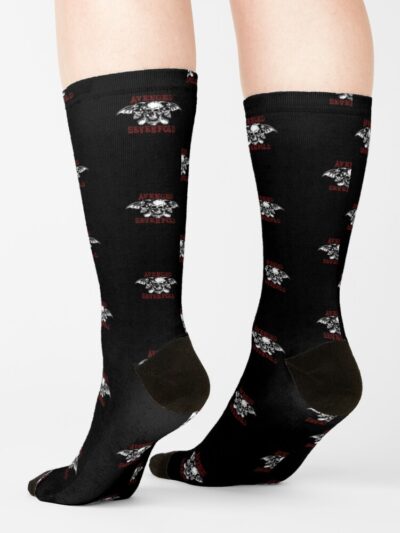 Best Avenged Sevenfold Logo Socks Official Avenged Sevenfold Merch