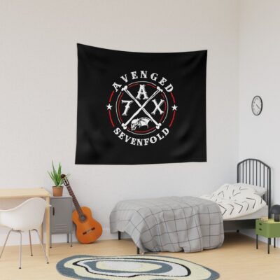 Avenged Sevenfold Logo Tapestry Official Avenged Sevenfold Merch