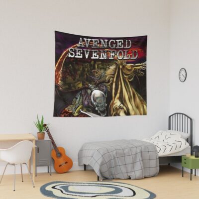 Avengedsevenfold - City Of Evil Album Cover || 003 Tapestry Official Avenged Sevenfold Merch